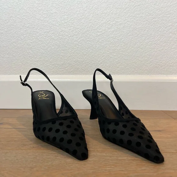 NWT Sam Edelman Bianka Slingback Mesh Pointed Toe Pump - Picture 3 of 6